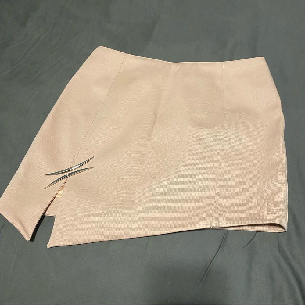 Mugler x HM pink skirt